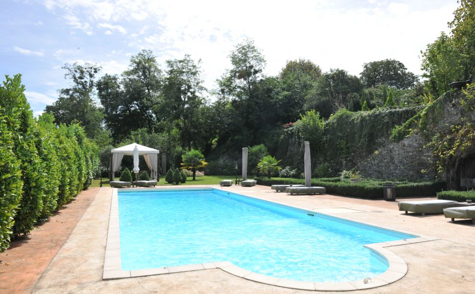 A Historic Chateau with Original Ramparts & Pyrenean Views. FOR SALE FURNISHED