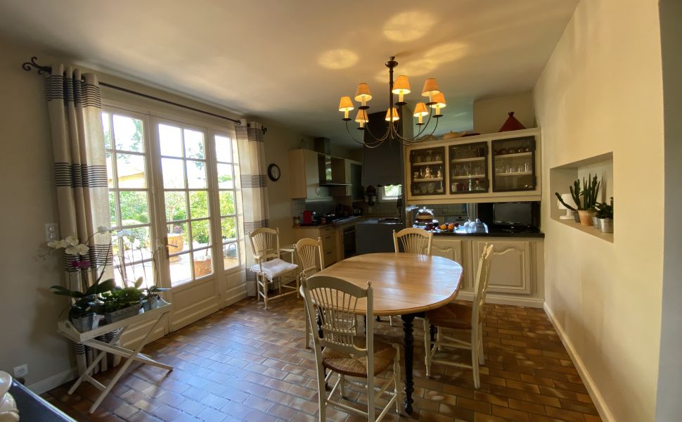 A Beautiful Contemporary Property with Charming Flowery Gardens in Heart of a Lovely Landaise Town