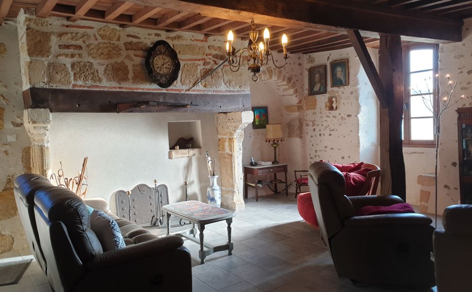 A Beautifully Renovated Property with Barns and Distant Views of the Pyrenees