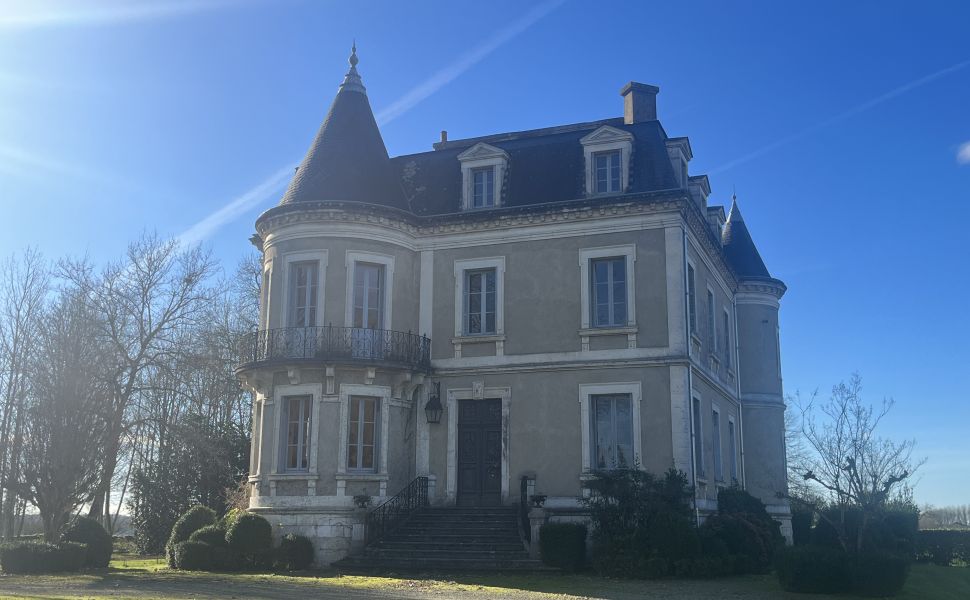An Elegant & Quintessentially French Château on 2.2HA with Pool & Outbuildings