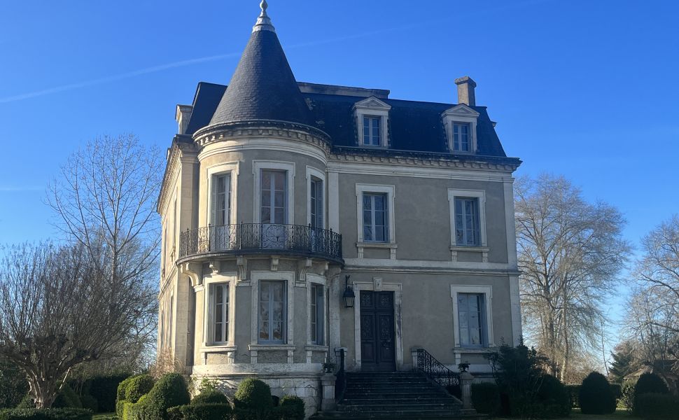 An Elegant & Quintessentially French Château on 2.2HA with Pool & Outbuildings