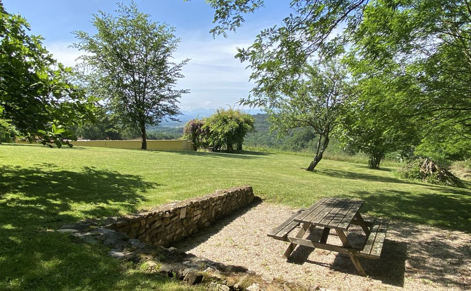 Magnificent 18C Ensemble Bearnaise With Pool, Terrasse And Majestic Mountain Views In 3.2 Hectares