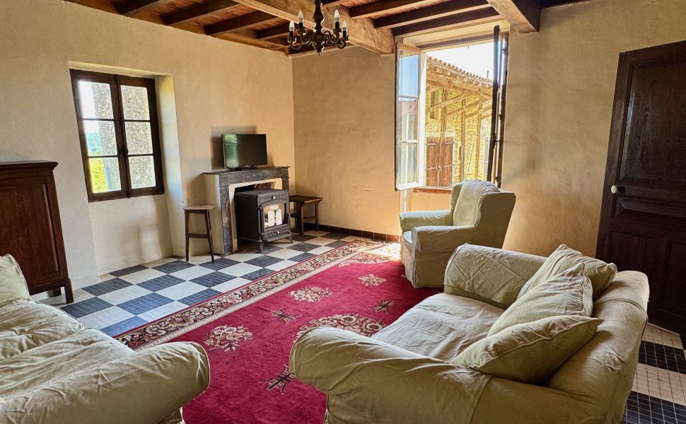 Authentique manoir du 19e siècle avec de belles dépendances, près de Garlin