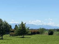 An Attractive Courtyard Farmhouse with Guest Cottage, Swimming Pool and Mountain Views