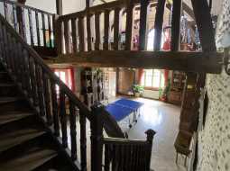 An Attractive Courtyard Farmhouse with Guest Cottage, Swimming Pool and Mountain Views