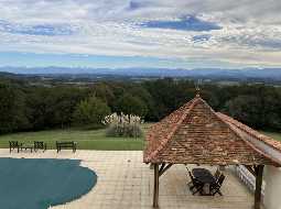 Splendid Bearnaise Villa with Panoramic Views of the Pyrenees Mountains