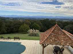 Splendid Bearnaise Villa with Panoramic Views of the Pyrenees Mountains