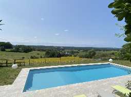 Sublime Maison de Maître Avec Piscine et Vue Dégagée