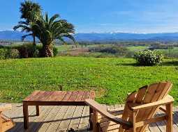 Splendide et unique maison de campagne avec une vue exceptionnelle sur les montagnes Pyrénées !!