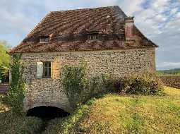 SOLD FURNISHED : Enchanting 1815 Watermill with Pool and Pyrenean Views 