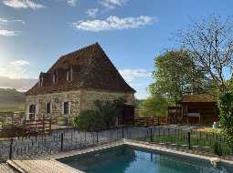 SOLD FURNISHED : Enchanting 1815 Watermill with Pool and Pyrenean Views 