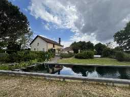 Endless Views at this Pretty Chalossais Property with Gite and Natural Swimming Pool