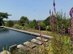 Endless Views at this Pretty Chalossais Property with Gite and Natural Swimming Pool