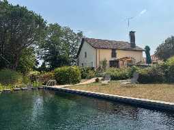 Endless Views at this Pretty Chalossais Property with Gite and Natural Swimming Pool
