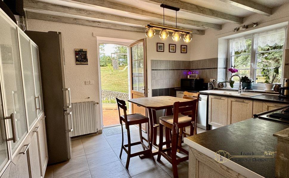 Charming 19C Bearnaise Farmhouse With Courtyard, Barns And Landscaped Gardens
