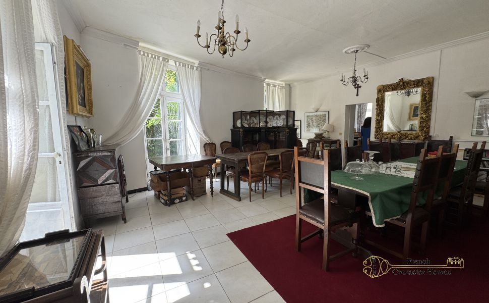 Elegant Napoleon III Manor House in the Heart of Popular Thermal Spa Town