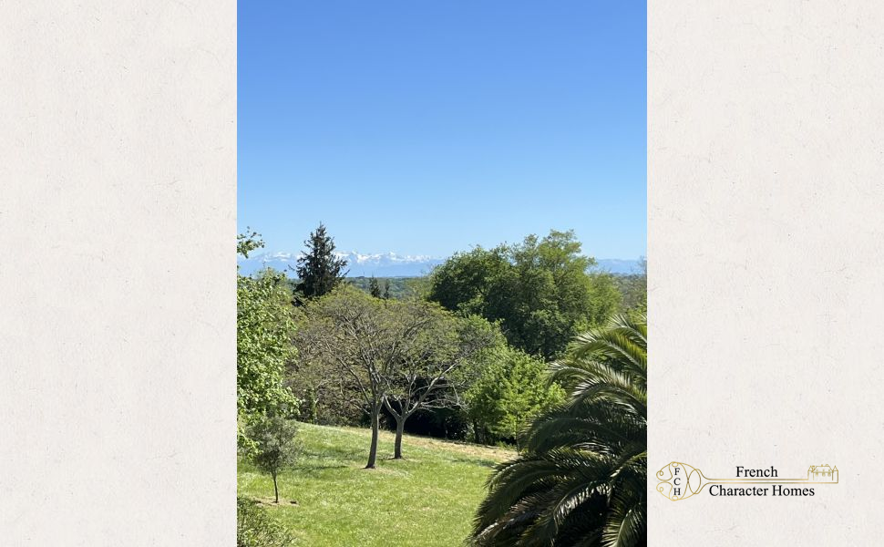 Elegant & Substantial 18C Village Home with 9 Beds; Saltwater Pool & Pyrenean Views