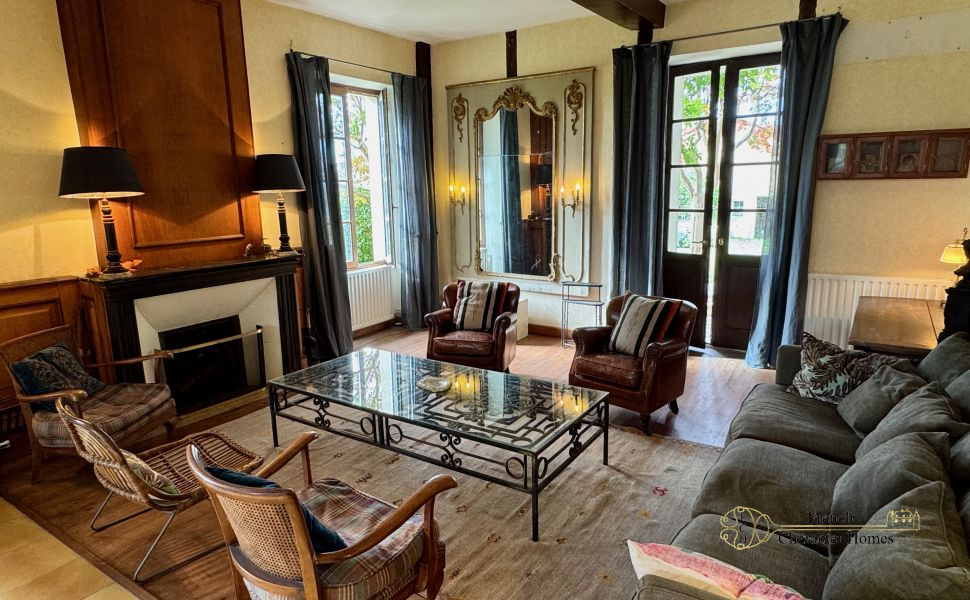 Elegant & Substantial 18C Village Home with 9 Beds; Saltwater Pool & Pyrenean Views