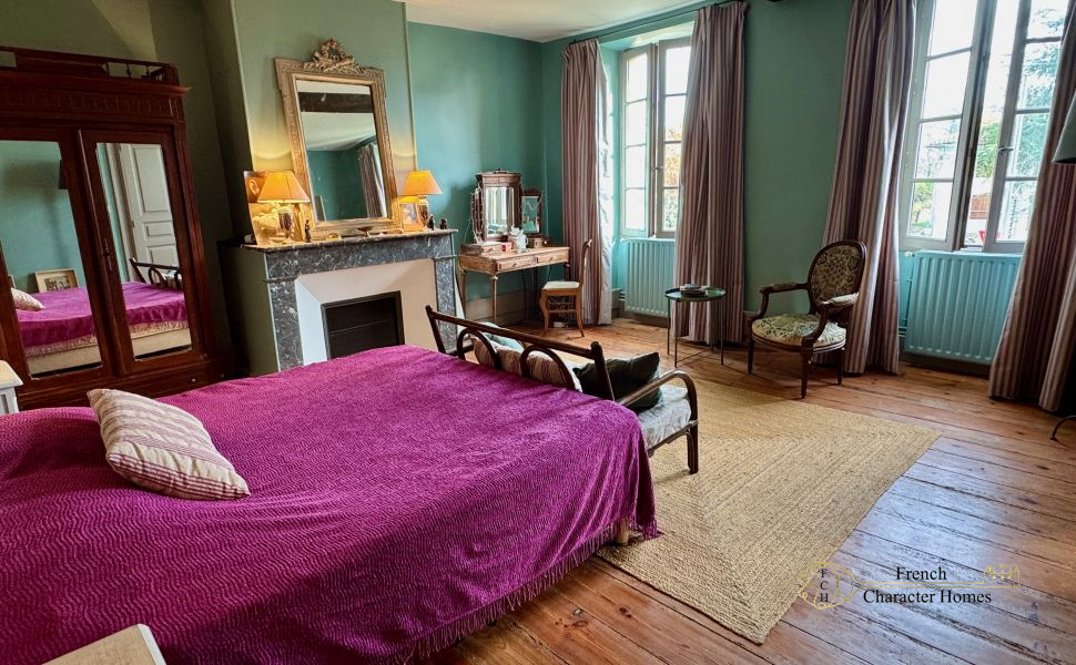 Elegant & Substantial 18C Village Home with 9 Beds; Saltwater Pool & Pyrenean Views