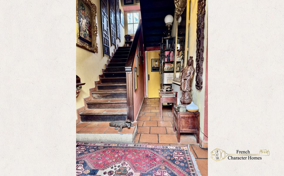 Rare 14th-Century Authentic Historic Village Property with Garden and Pyrenees Views