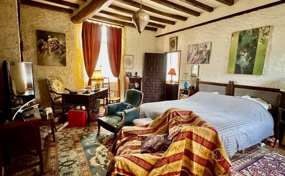 Rare 14th-Century Authentic Historic Village Property with Garden and Pyrenees Views