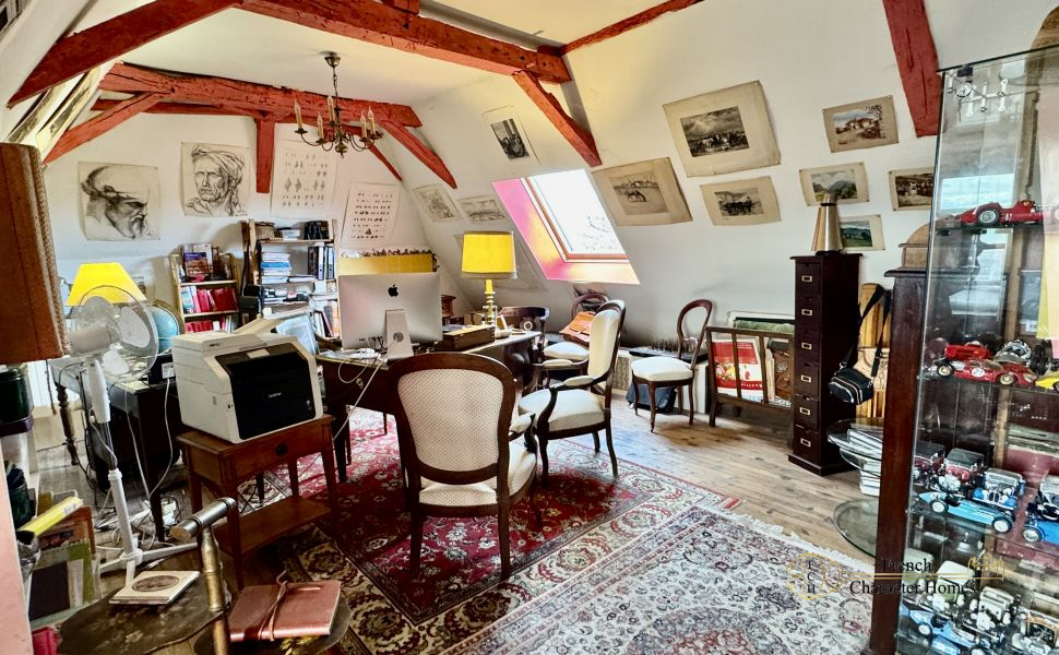 Rare 14th-Century Authentic Historic Village Property with Garden and Pyrenees Views