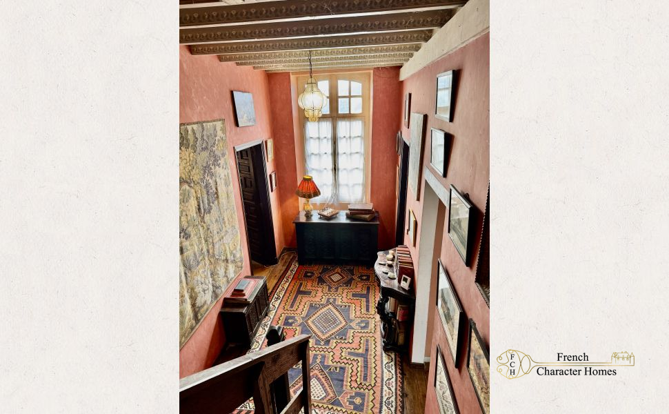 Rare 14th-Century Authentic Historic Village Property with Garden and Pyrenees Views