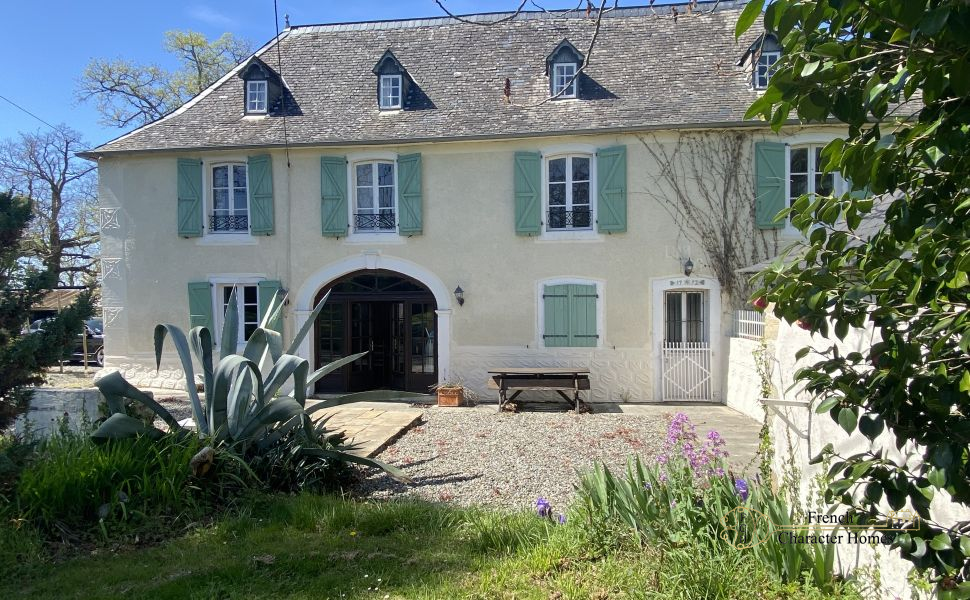 Magnificent 17C Property with 4 bedroom Guest Cottage 30 minutes from Pau