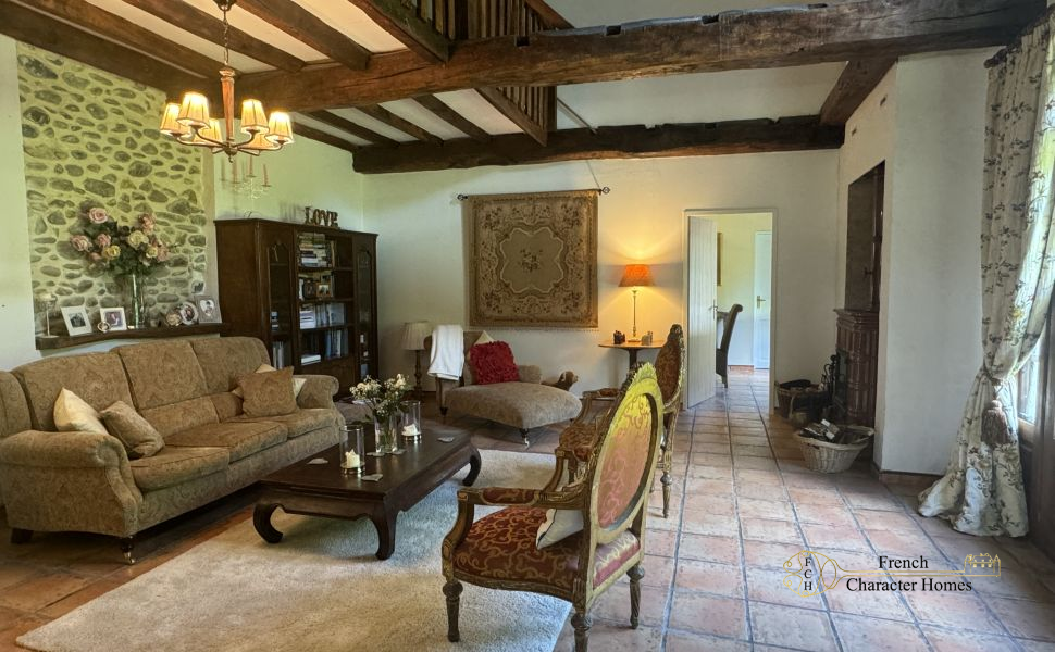 A Beautifully Converted Stone Bergerie with Swimming Pool and Mountain Views