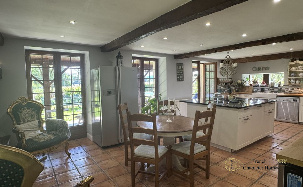 A Beautifully Converted Stone Bergerie with Swimming Pool and Mountain Views