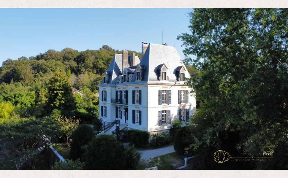 Elegant 19th-Century Château in a Commanding Position; 4HA Land; Pool