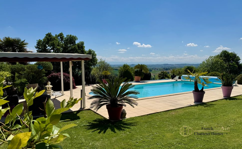 A Beautifully Maintained Family Home with Spectacular Views and Successful Gite