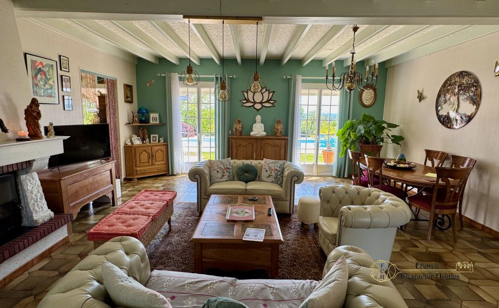 A Beautifully Maintained Family Home with Spectacular Views and Successful Gite