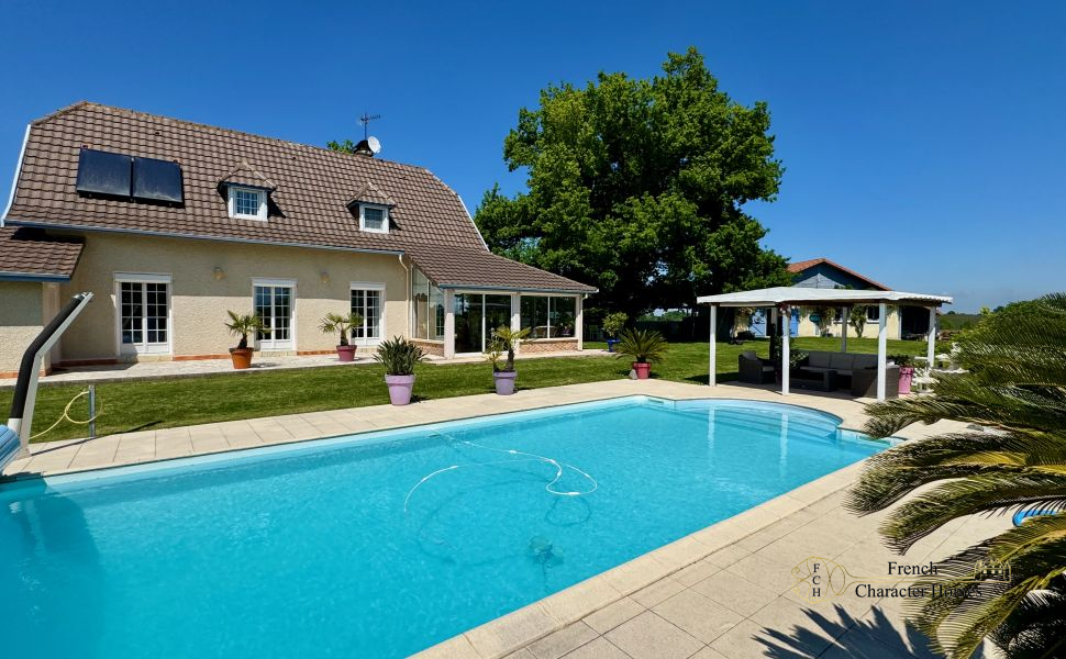 A Beautifully Maintained Family Home with Spectacular Views and Successful Gite