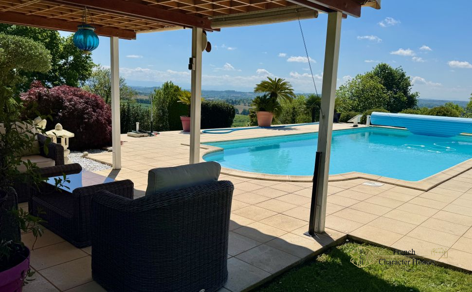 A Beautifully Maintained Family Home with Spectacular Views and Successful Gite