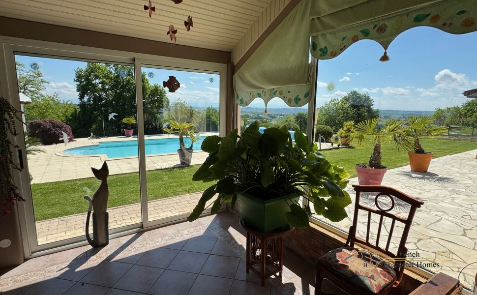 A Beautifully Maintained Family Home with Spectacular Views and Successful Gite