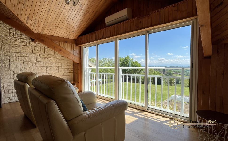A Beautifully Maintained Family Home with Spectacular Views and Successful Gite