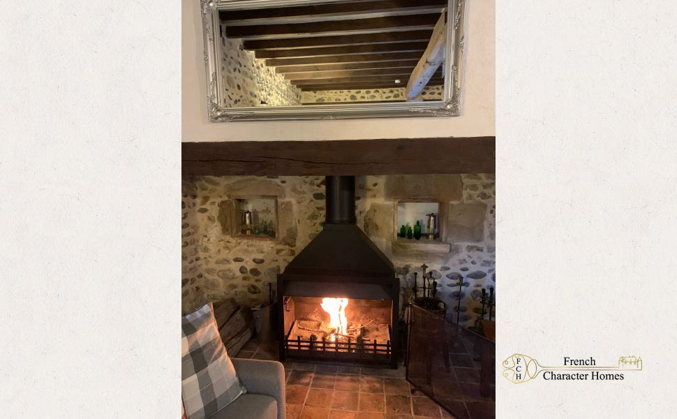 SOLD FURNISHED : Enchanting 1815 Watermill with Pool and Pyrenean Views 