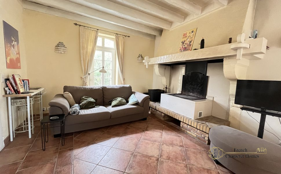 Endless Views at this Pretty Chalossais Property with Gite and Natural Swimming Pool