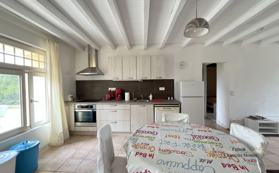 Endless Views at this Pretty Chalossais Property with Gite and Natural Swimming Pool