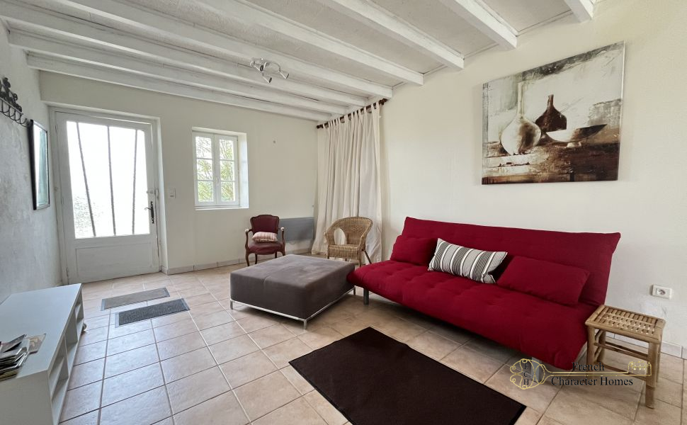 Endless Views at this Pretty Chalossais Property with Gite and Natural Swimming Pool