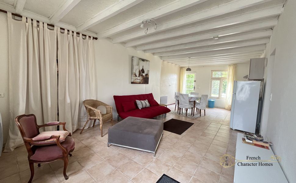 Endless Views at this Pretty Chalossais Property with Gite and Natural Swimming Pool