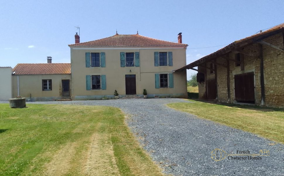 Authentic 19C Farmhouse with Interesting Outbuildings & Open Countryside Views