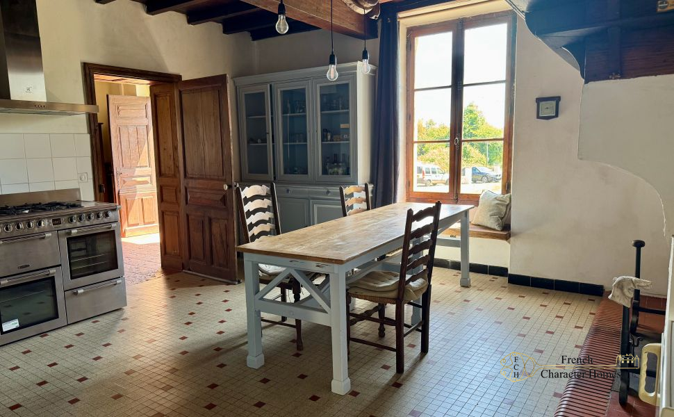 Authentic 19C Farmhouse with Interesting Outbuildings & Open Countryside Views