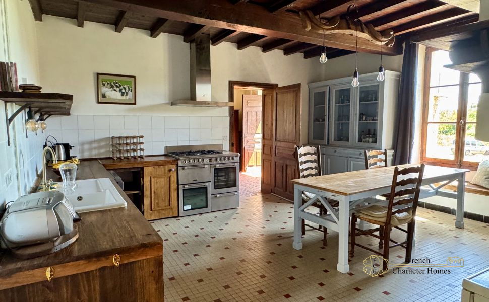 Authentic 19C Farmhouse with Interesting Outbuildings & Open Countryside Views