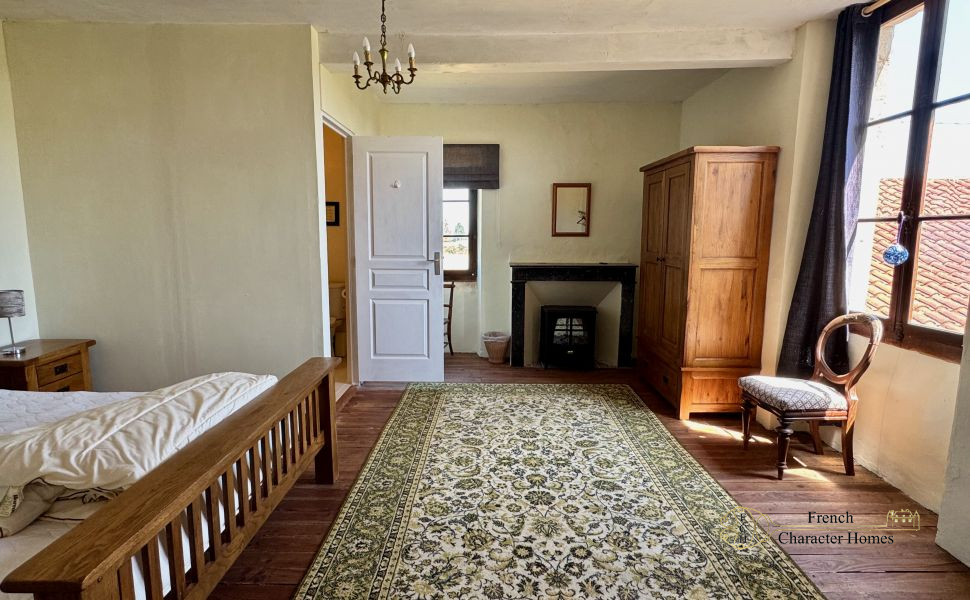 Authentic 19C Farmhouse with Interesting Outbuildings & Open Countryside Views