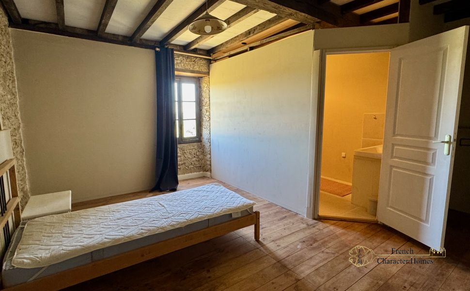 Authentic 19C Farmhouse with Interesting Outbuildings & Open Countryside Views