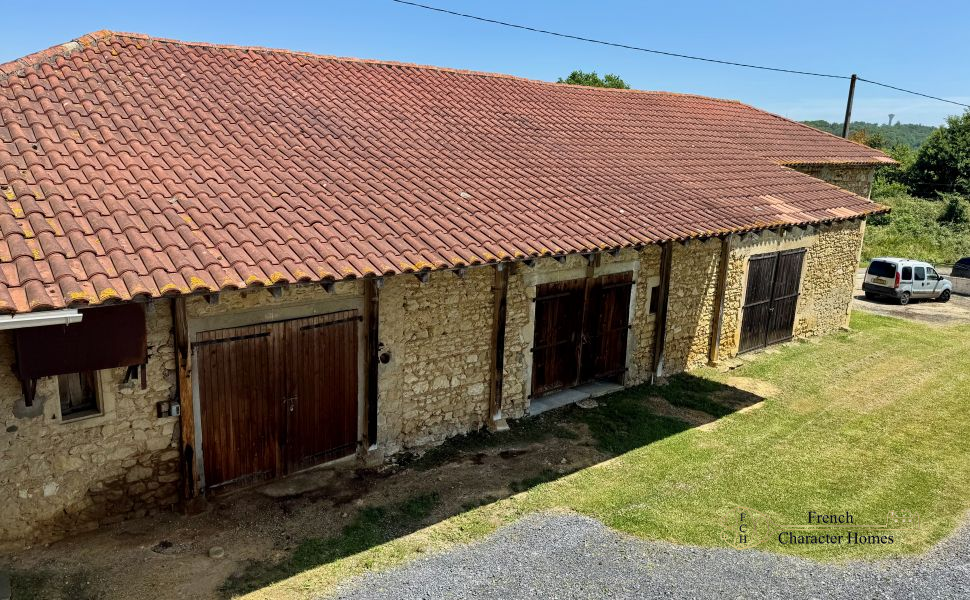 Authentic 19C Farmhouse with Interesting Outbuildings & Open Countryside Views
