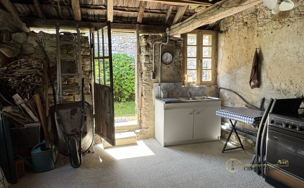 Adorable Village House Built in 1840 With Large Barn, Workshop And Far Reaching Views