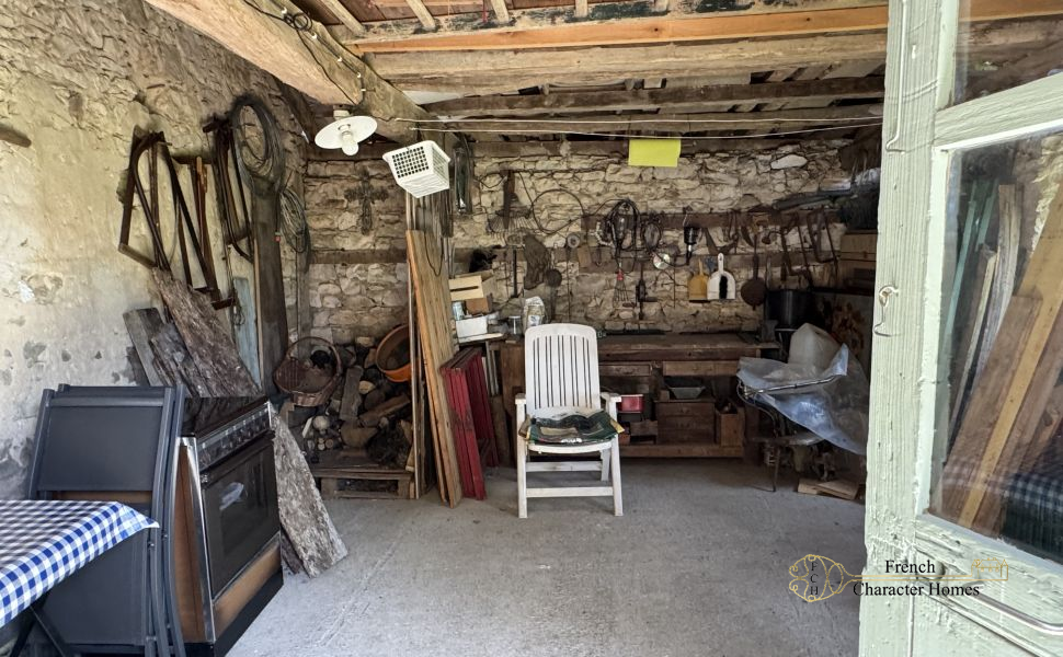 Adorable Village House Built in 1840 With Large Barn, Workshop And Far Reaching Views